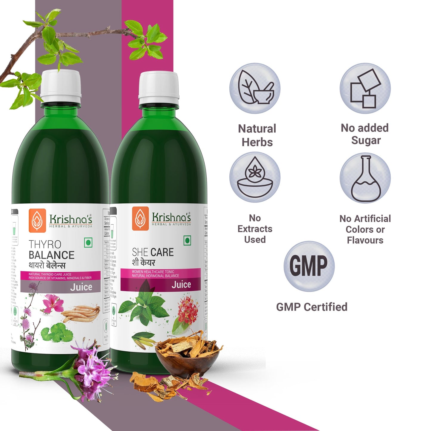 Thyro Balance Juice 1000 ml | She Care Juice 1000 ml