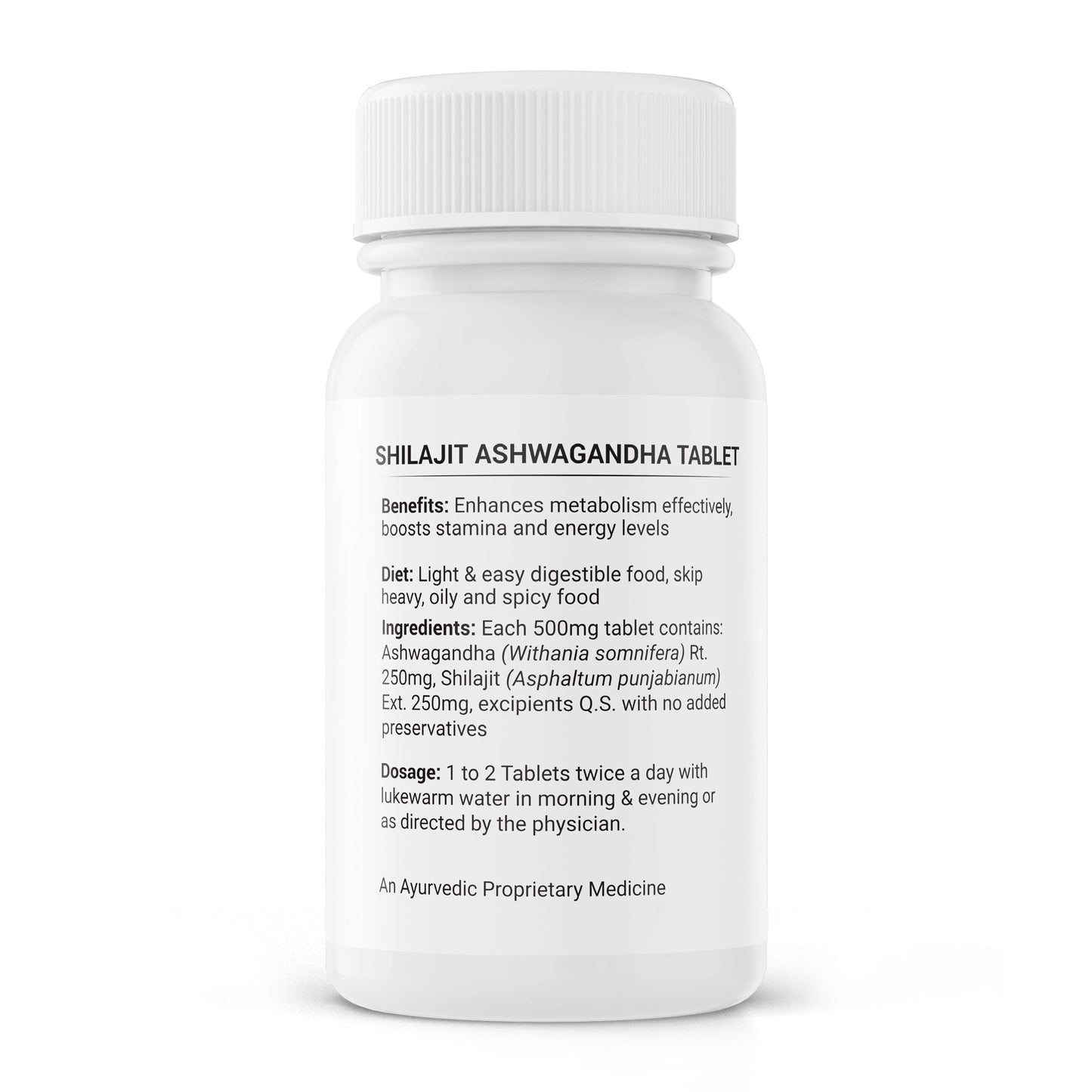 Shilajit Ashwagandha Tablet