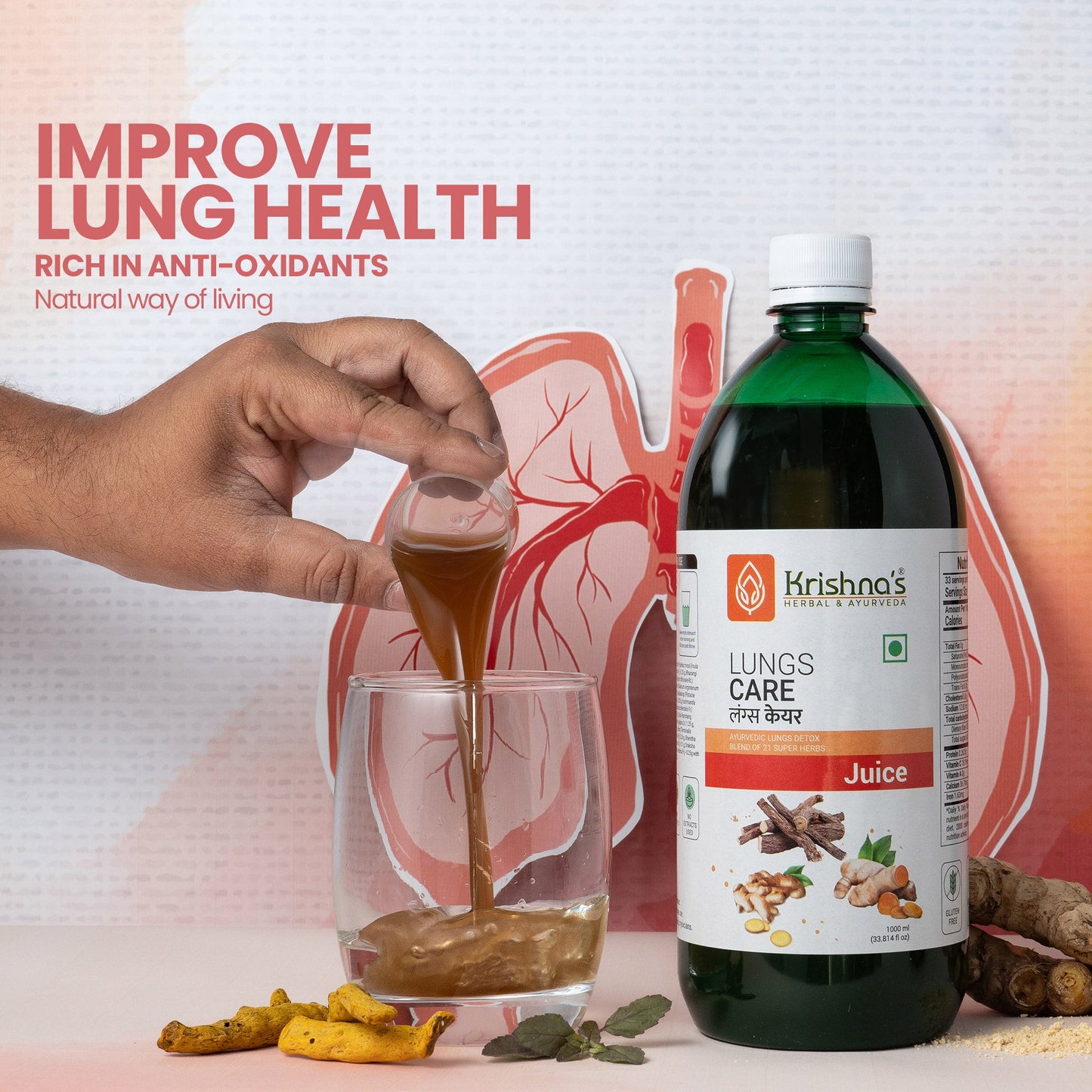 Lungs Care juice improve lungs health