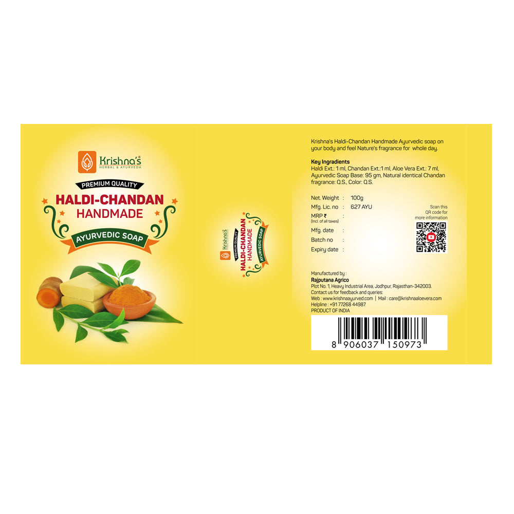 Haldi Chandan Handmade Soap
