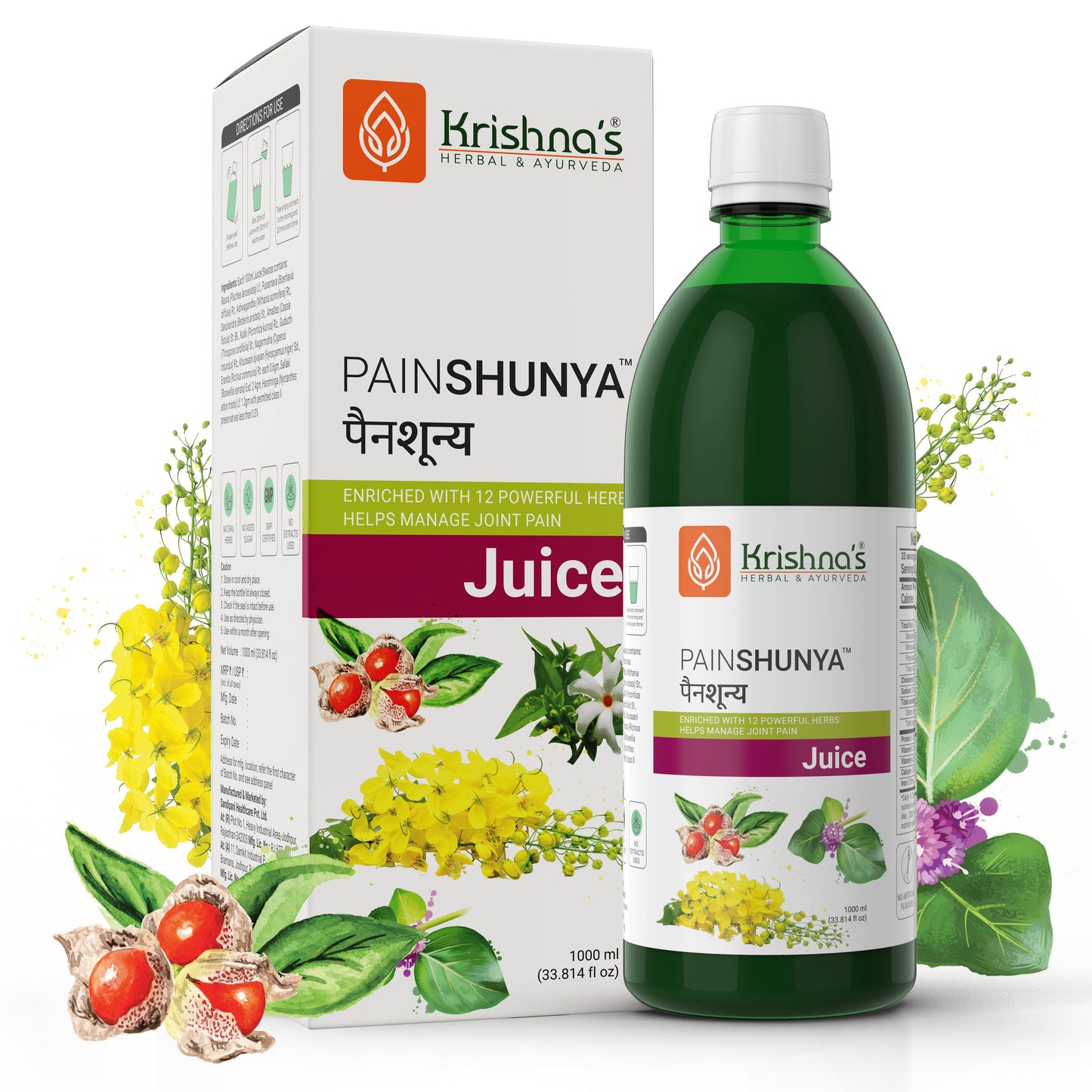 Krishna's Painshunya Juice