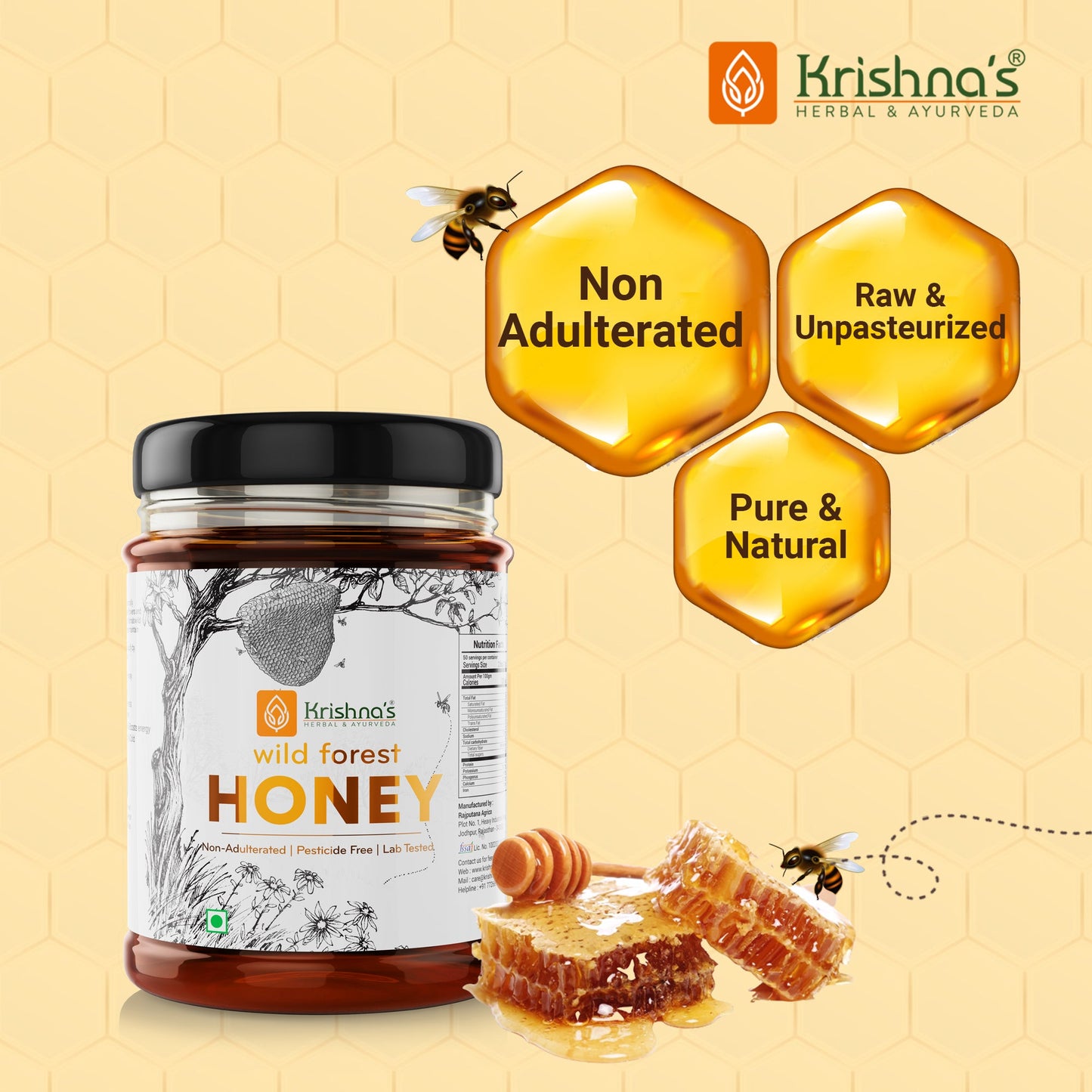 Pure Wild Forest Honey