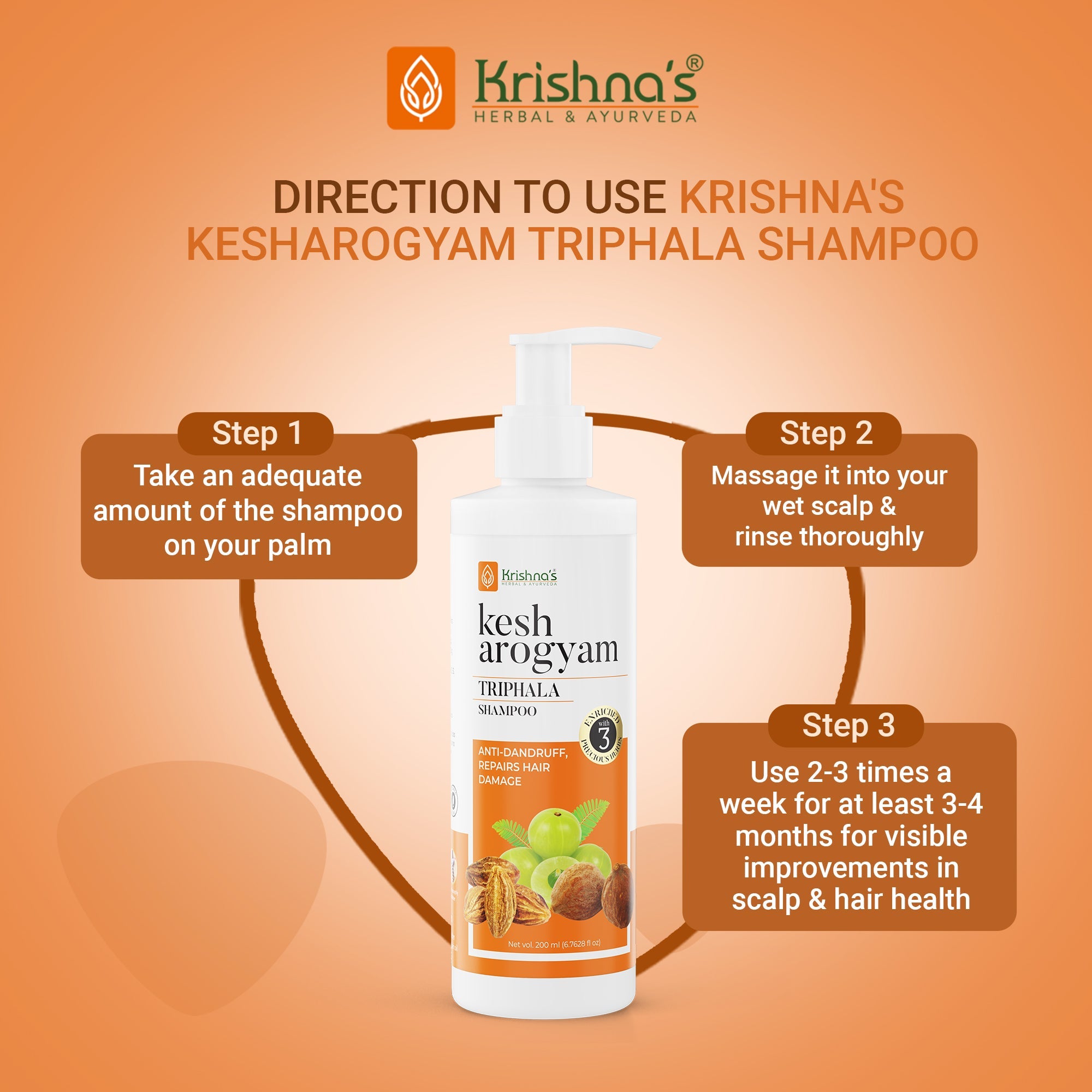 Kesharogyam Triphala Shampoo