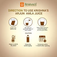Arjun Amla Juice Direction to use