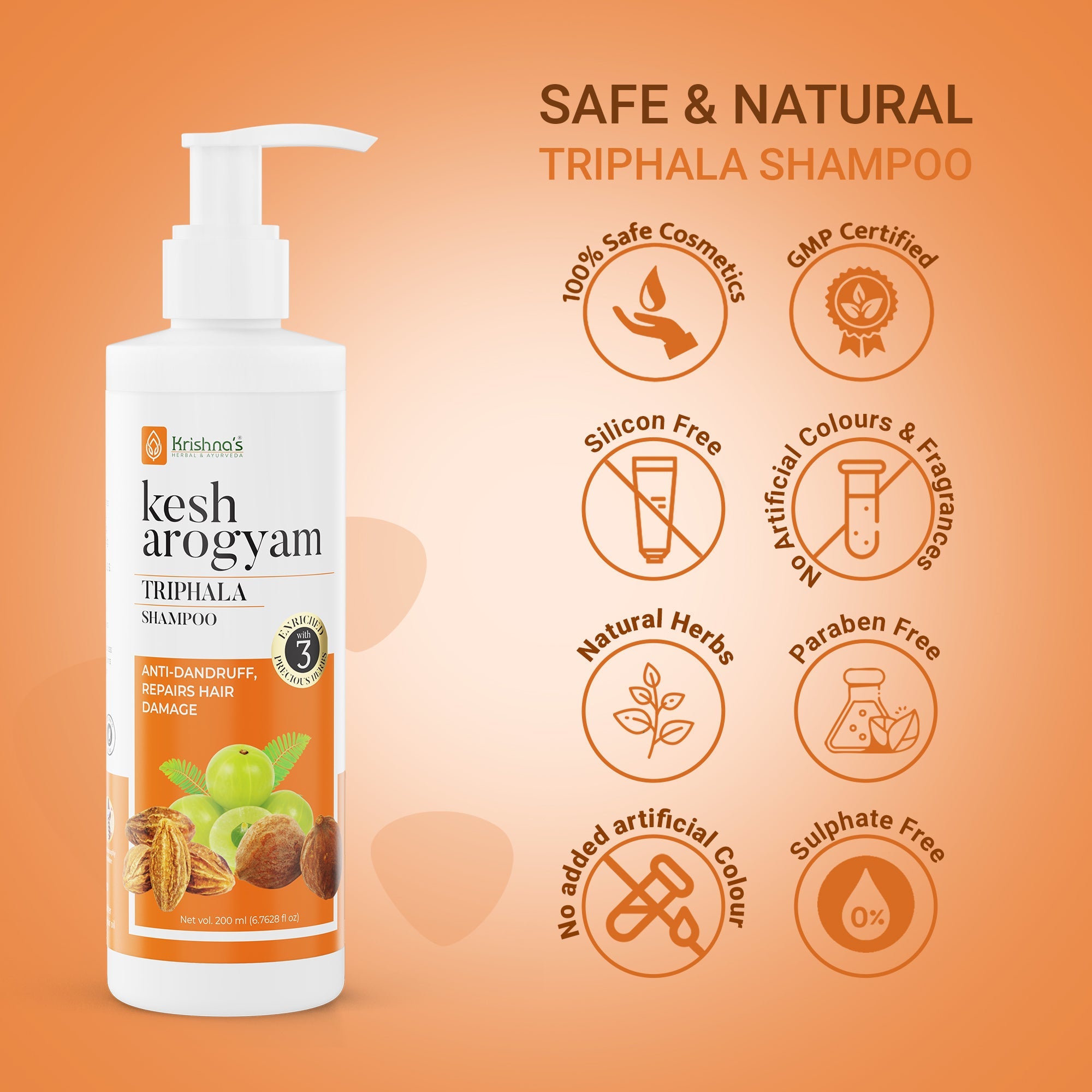 Kesharogyam Triphala Shampoo