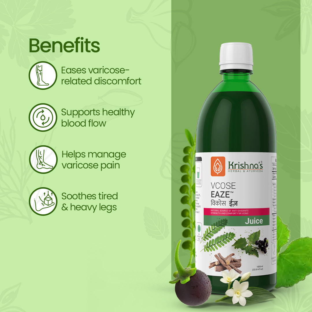 Benefits of Krishna's VCOSE EAZE JUICE 