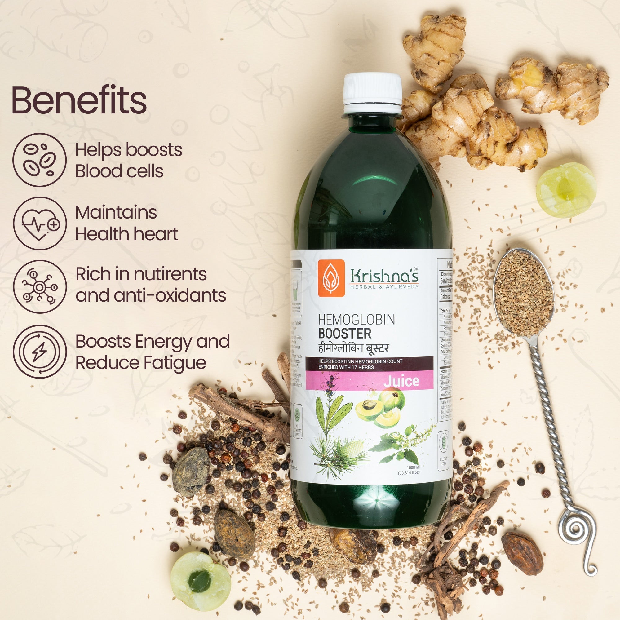 Benefits of Hemoglobin Booster Juice