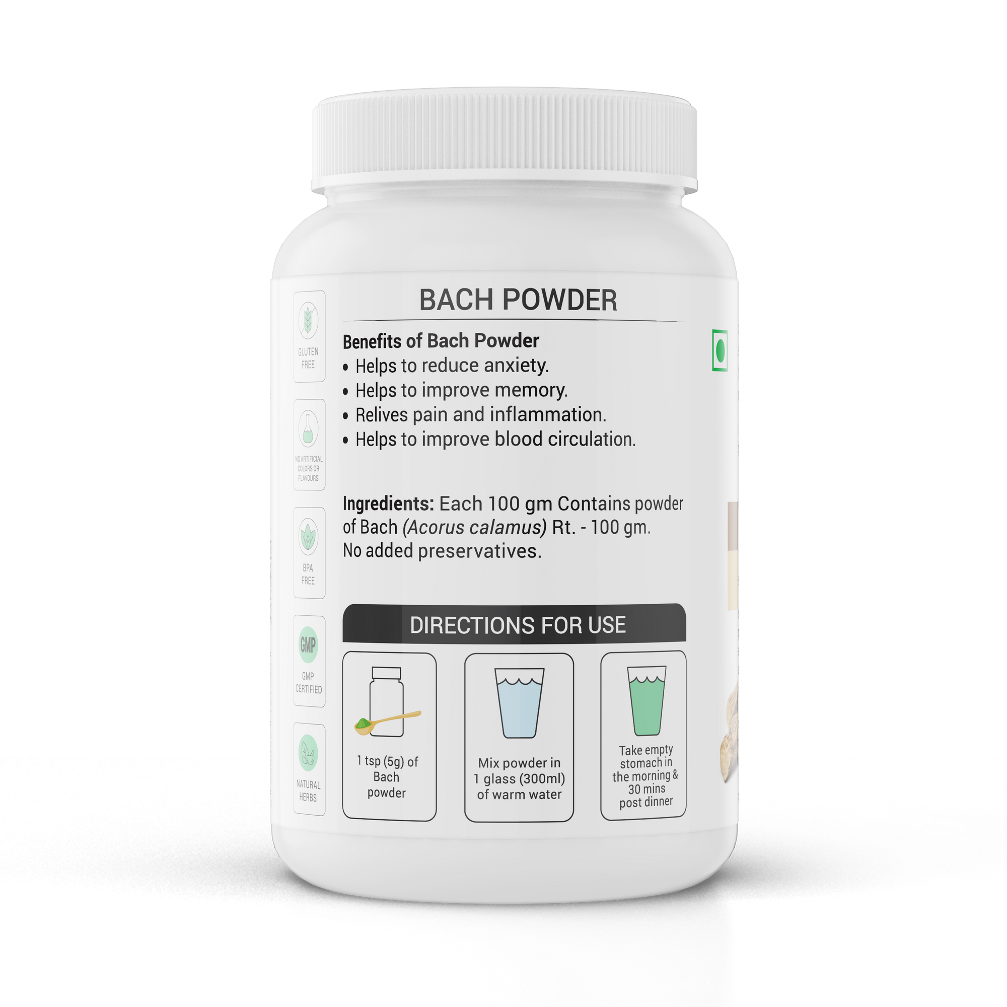 Bach Vacha Powder (Acorus Calamus)