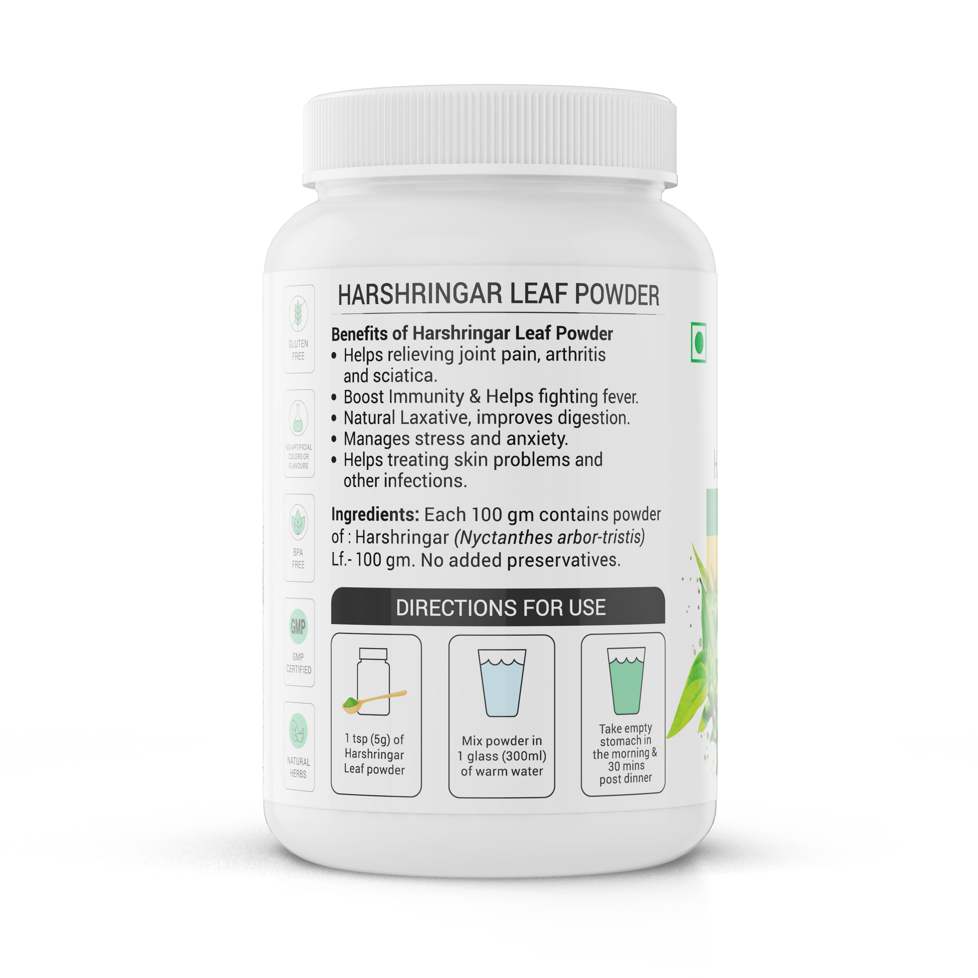 Night Jasmine Parijat Harshringar (Nyctanthes arbortristis) Powder Benefits
