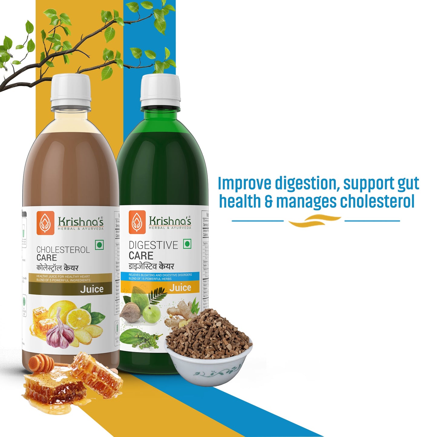 Digestive Care Juice 1000 ml | Cholesterol Care Juice 1000 ml