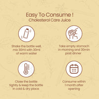 Easy to consume Cholesterol Care Juice
