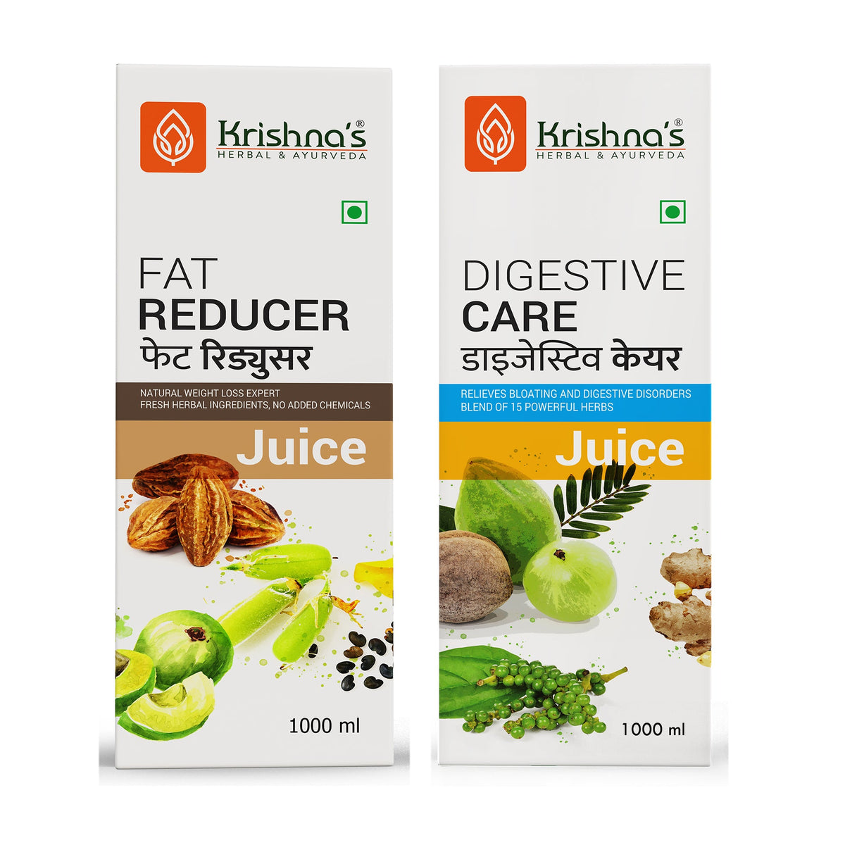 Fat Reducer Powder Fat Reducer Juice 1000 ml | Digestive Care Juice 1000 ml – Krishnaayurveda