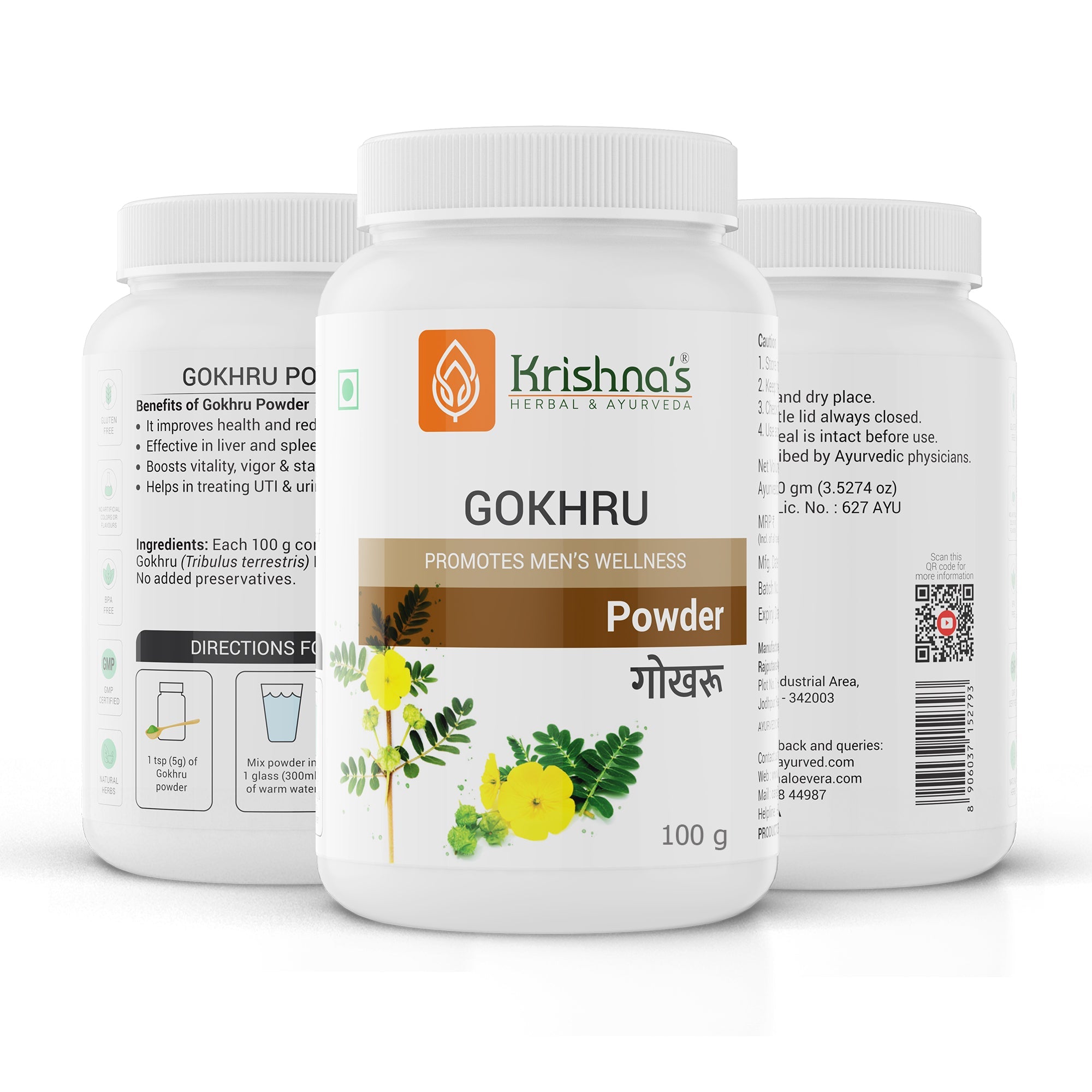 Gokhru Powder