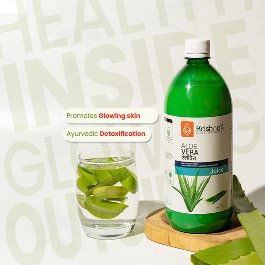 Aloe vera promotes glowing skin