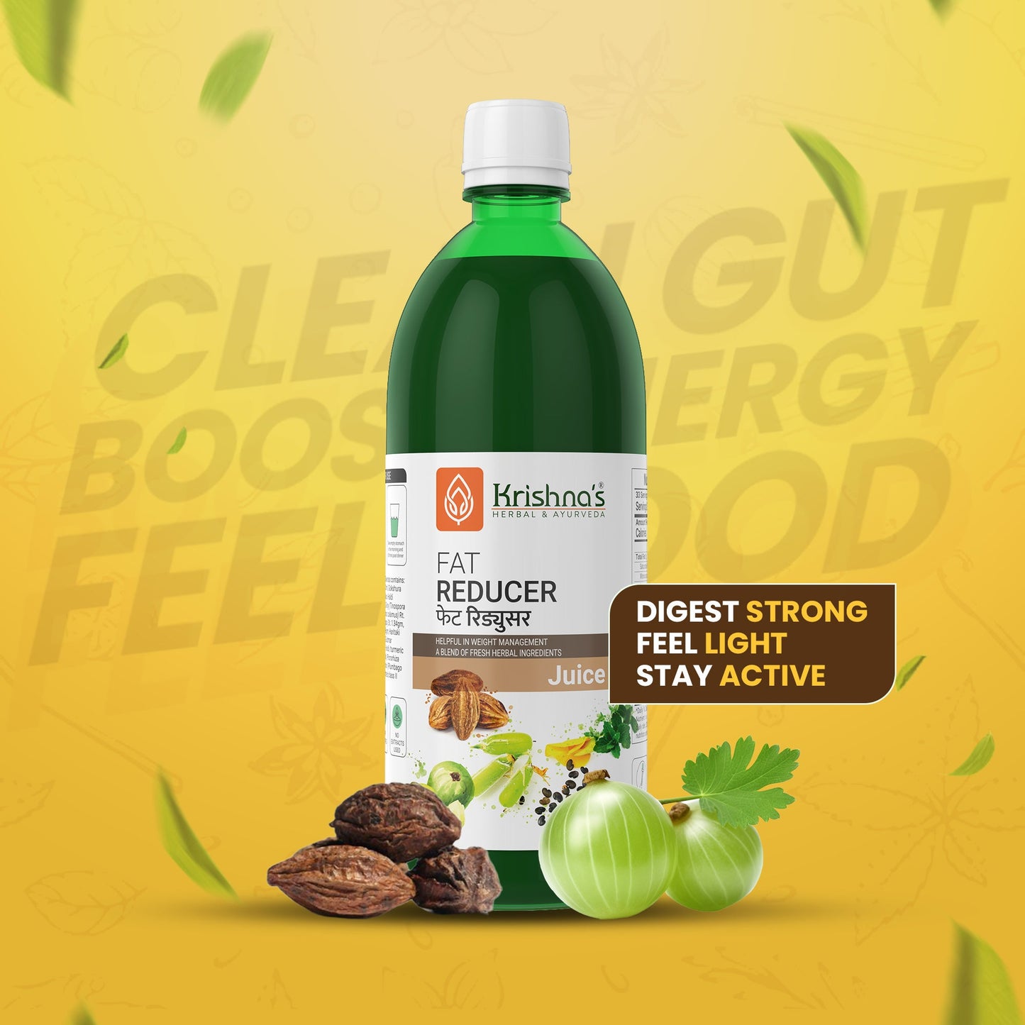 Fat reducer juice feel light