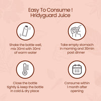Easy to consume Hridyguard Juice