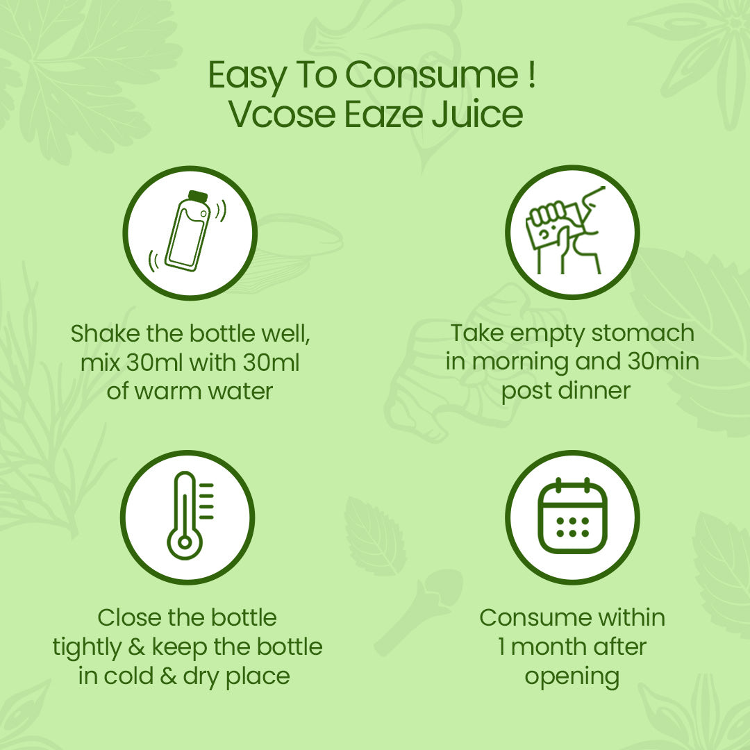 Easy to consume VCOSE EAZE JUICE 