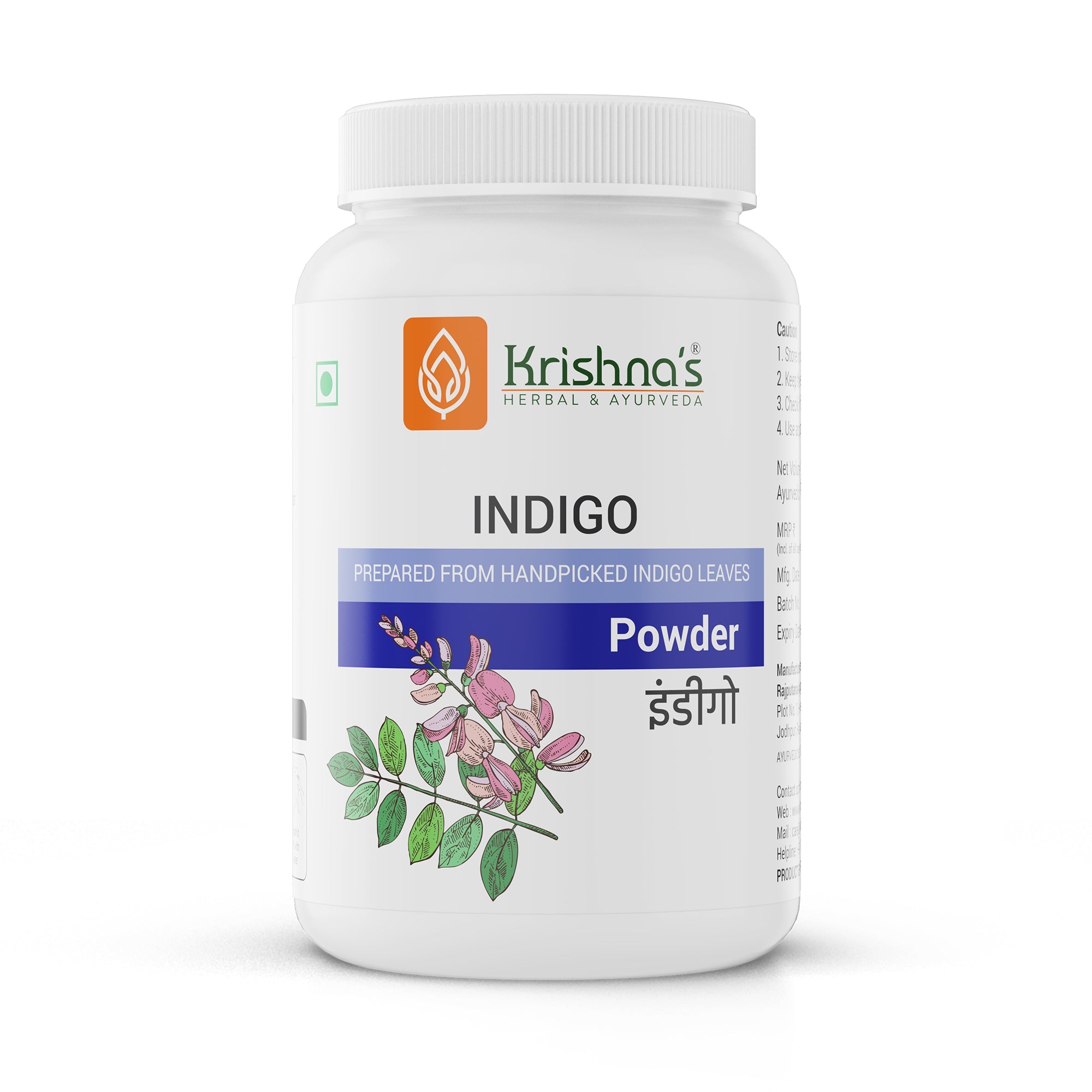 Indigo Powder 100 g – Krishnaayurveda