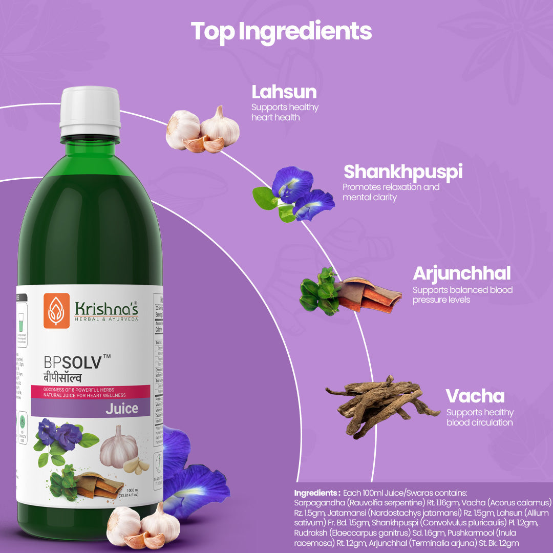 Carefully selected ingredients to support healthy blood pressure.