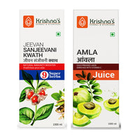Immunity Combo- Jeevan Sanjeevani Kwath 1000 ml & Amla Juice 1000 ml
