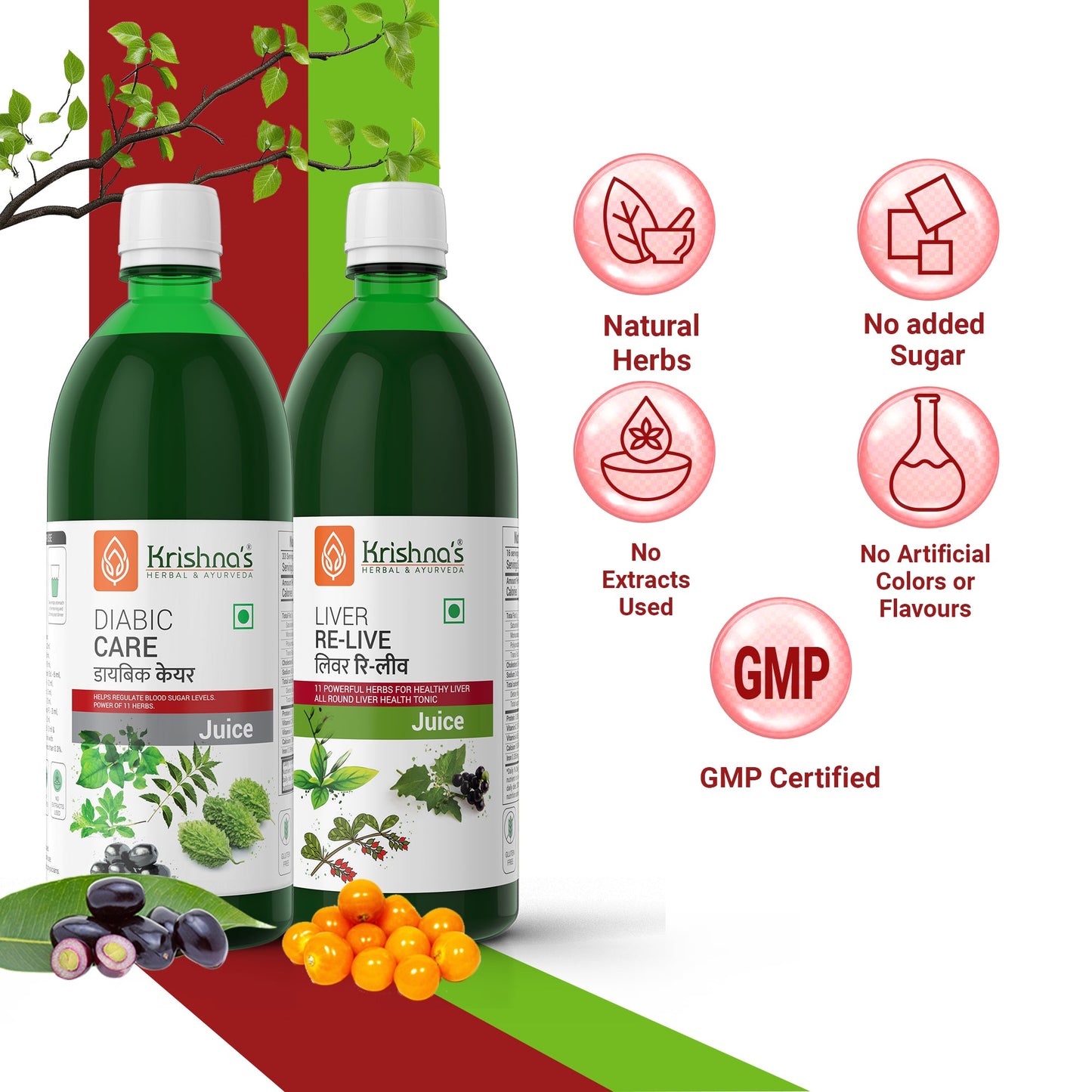 Liver Re-Live Juice 1000 ml | Diabic Care Juice 1000 ml