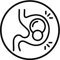 Manages indigestion & bloating