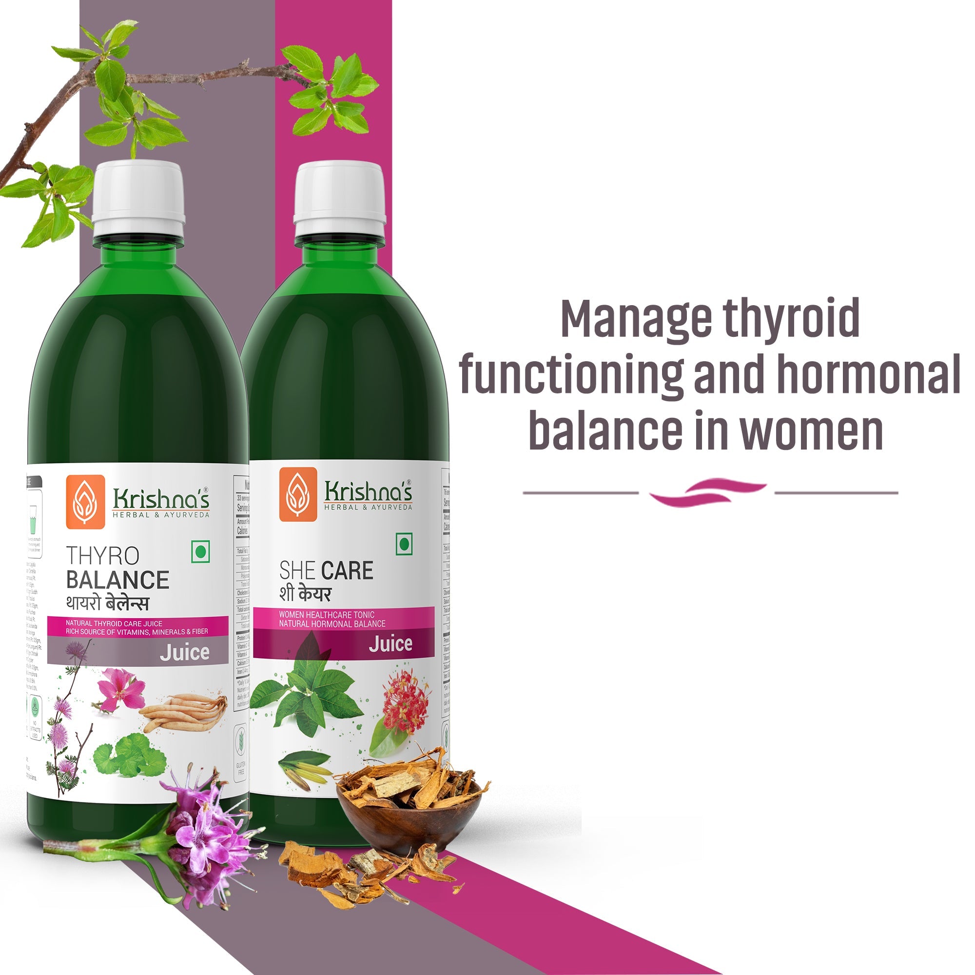Thyro Balance Juice 1000 ml | She Care Juice 1000 ml