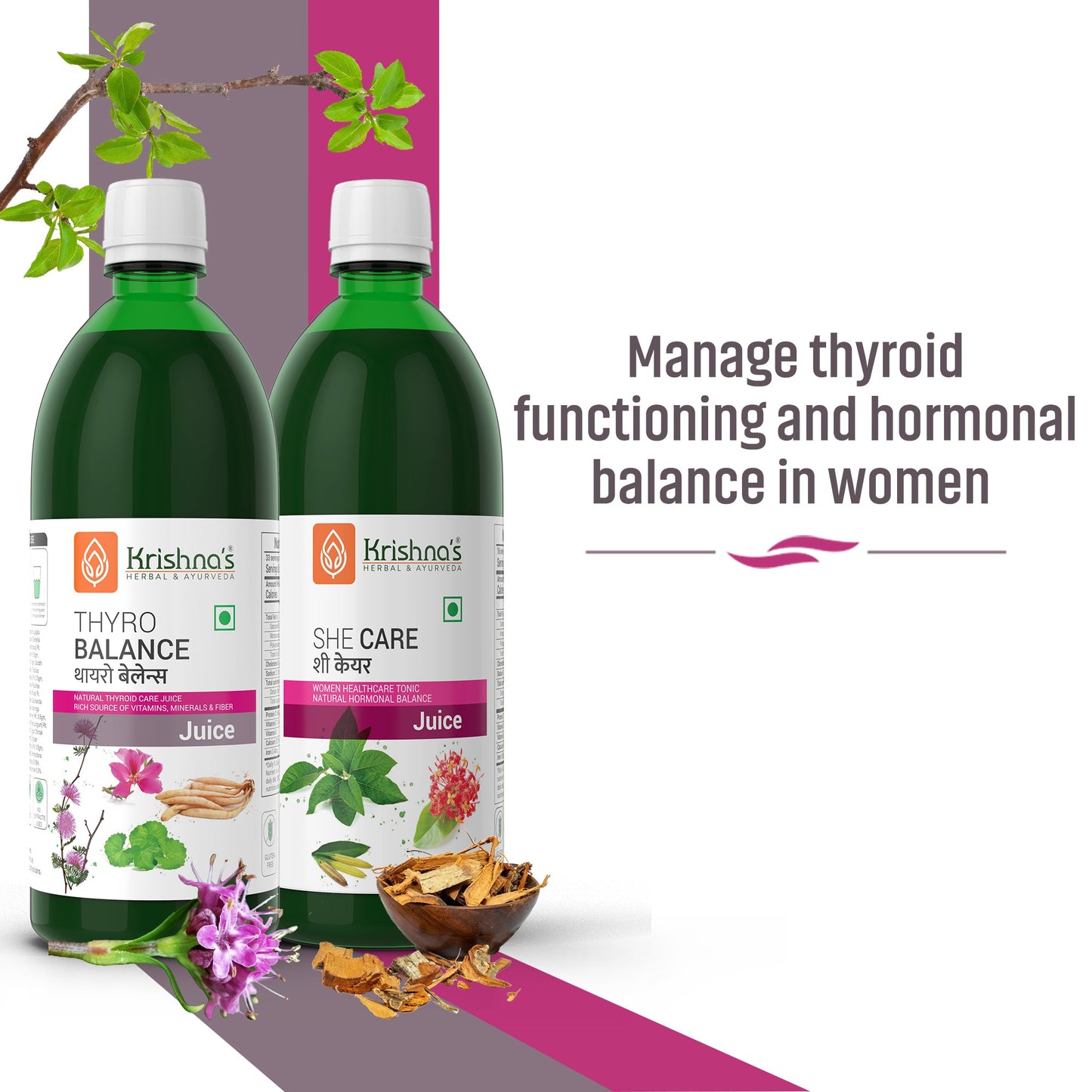 Thyro Balance Juice 1000 ml | She Care Juice 1000 ml