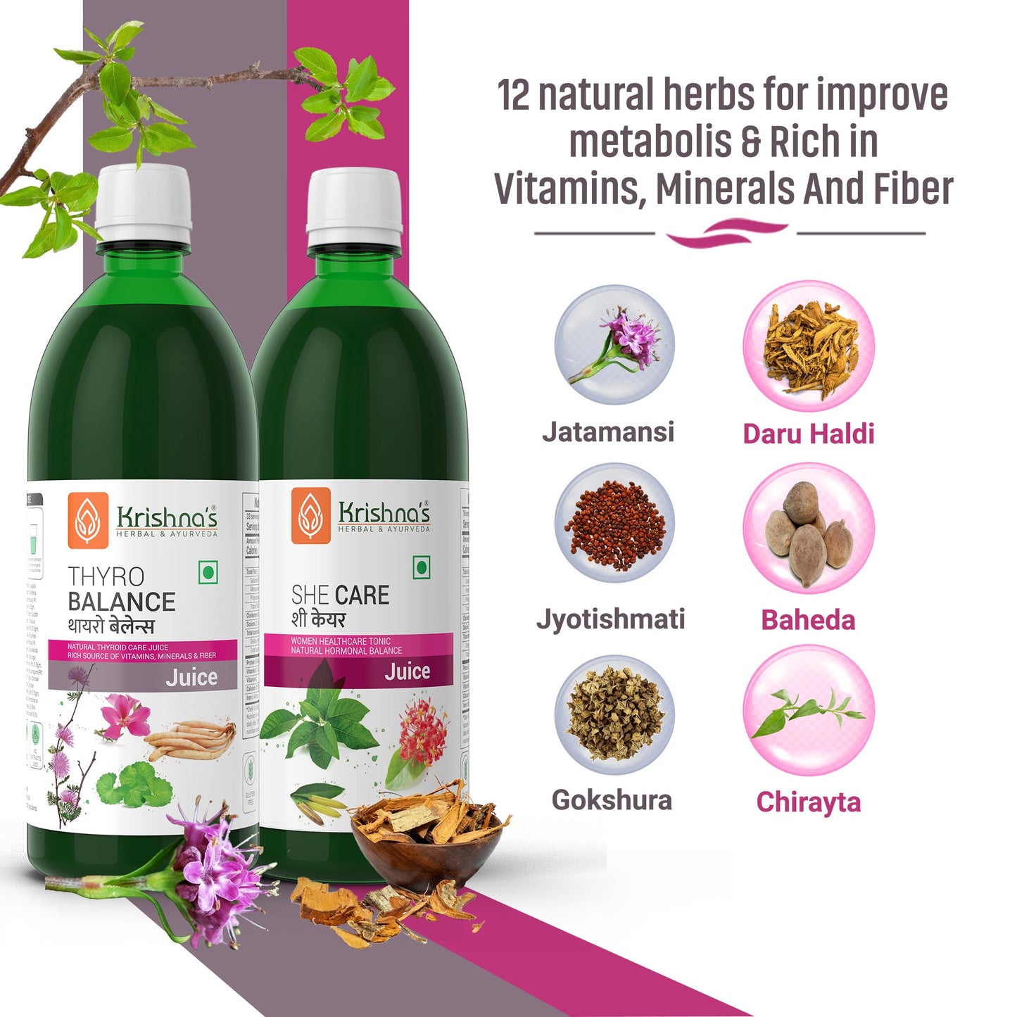 Thyro Balance Juice 1000 ml | She Care Juice 1000 ml