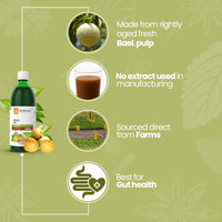 Made from rightly aged fresh bael pulp