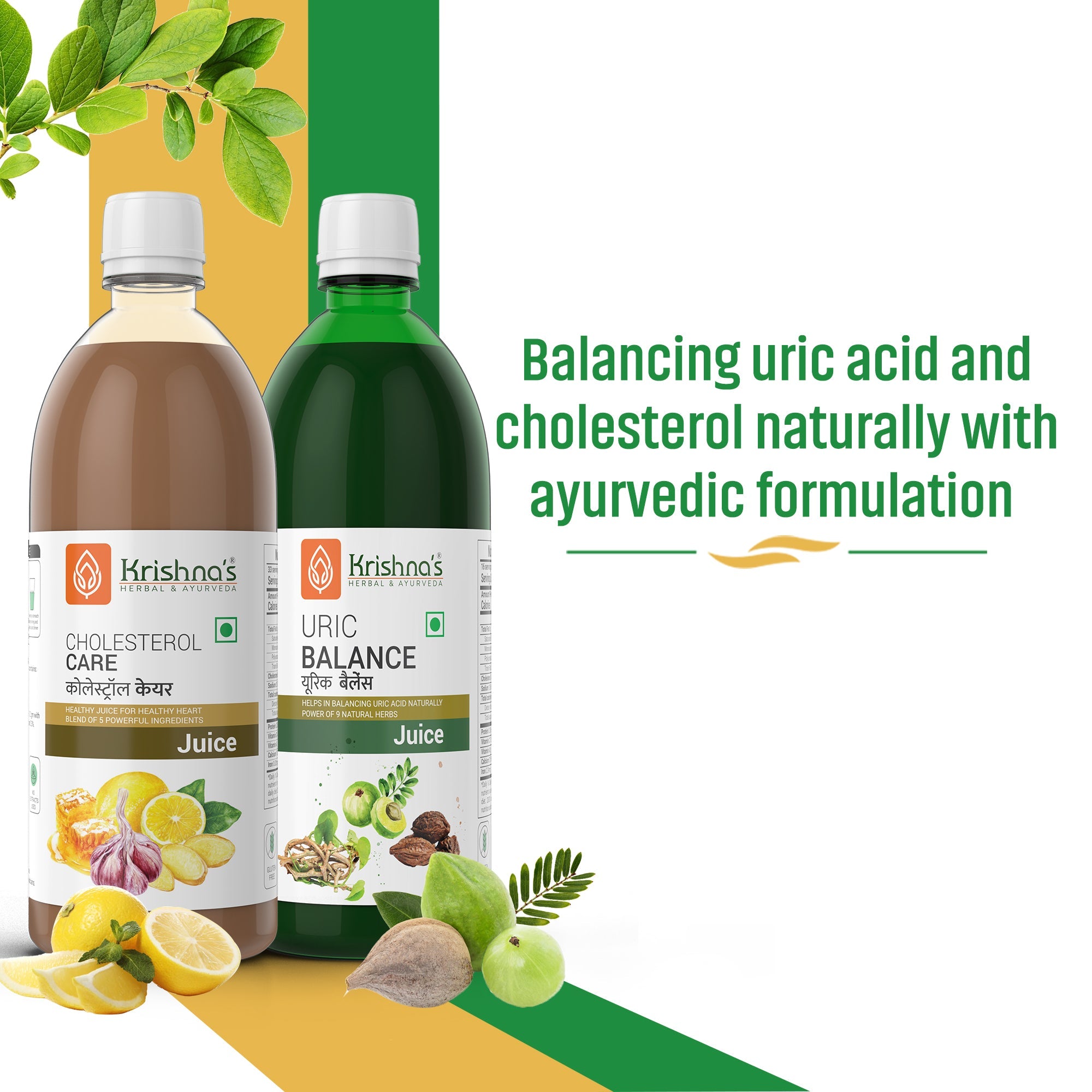 Uric Balance Juice 1000 ml | Cholesterol Care Juice 1000 ml
