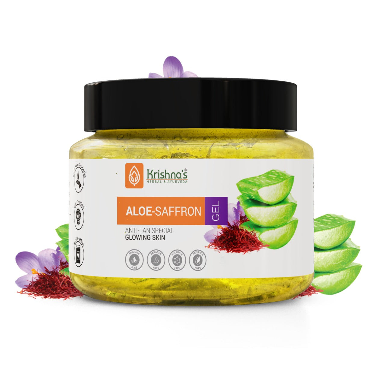 Aloe Saffron Gel Pack