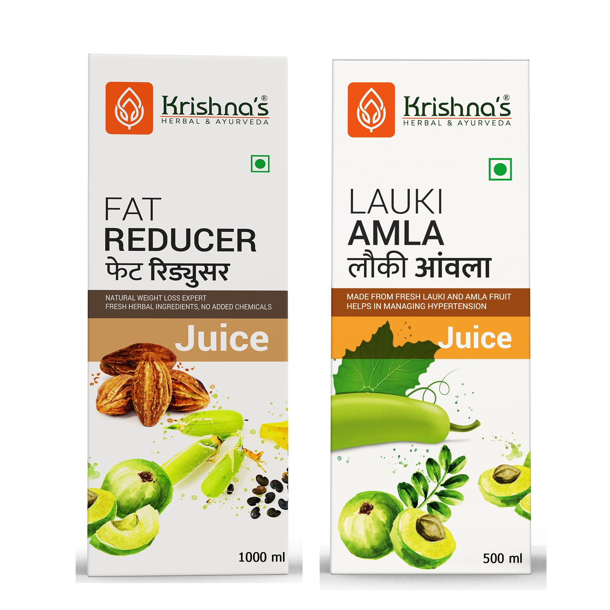 Fat Reducer Juice 1000 ml | Lauki Amla 500 ml- Weight Management Combo
