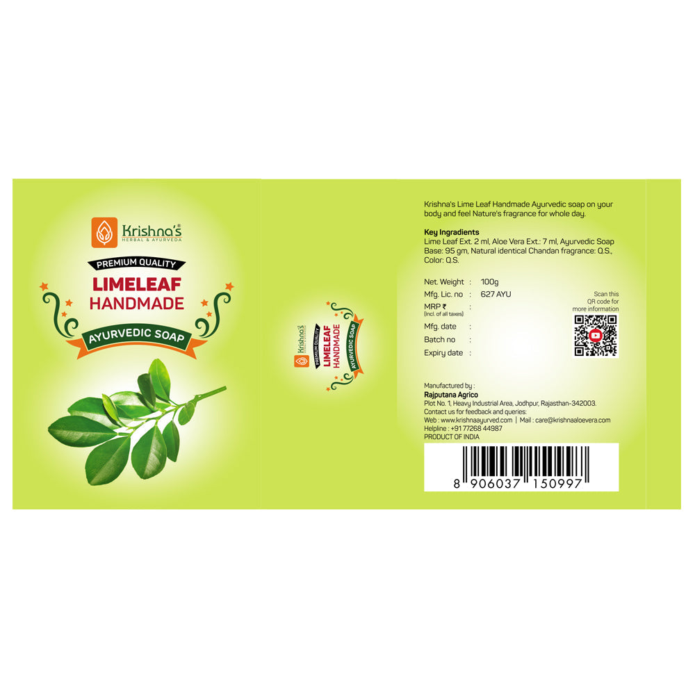 Lime Leaf Handmade Soap